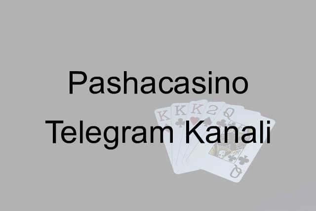 Pashacasino Telegram